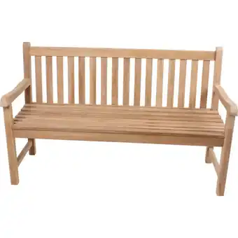 Netto Marken-Discount Garden Pleasure Teak Garten Bank Solo 3-Sitzer Sitzbank Essbank Möbel Holzbank Angebot