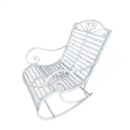 Netto Marken-Discount Garden Pleasure Schaukelstuhl Eisen Terrasse Garten Schwingsessel Schwingstuhl Angebot
