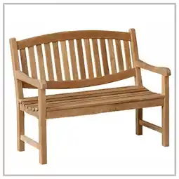 Netto Marken-Discount Gartenbank Bank LOMBOK Sitzbank Parkbank Holzbank Garten Möbel Holz 3er Teak Angebot