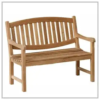 Netto Marken-Discount Gartenbank Bank LOMBOK Sitzbank Parkbank Holzbank Garten Möbel Holz 3er Teak Angebot