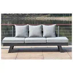 Netto Marken-Discount Alu Funktionssofa DONNA Gartenmöbel Liege Sofa Couch + Sitzauflagen Rückenkissen Angebot