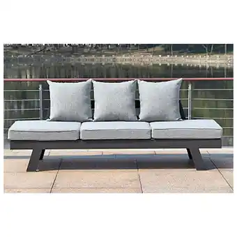 Netto Marken-Discount Alu Funktionssofa DONNA Gartenmöbel Liege Sofa Couch + Sitzauflagen Rückenkissen Angebot