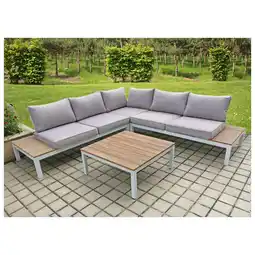 Netto Marken-Discount Lounge Set VALENTINA 4tlg Sitzgruppe Sitzgarnitur Gartengarnitur Möbel Garten Angebot