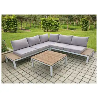 Netto Marken-Discount Lounge Set VALENTINA 4tlg Sitzgruppe Sitzgarnitur Gartengarnitur Möbel Garten Angebot