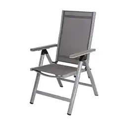 Netto Marken-Discount Alu Hochlehner GRACE Gartenstuhl Liegestuhl Armlehnenstuhl Stuhl Garten Terrasse Angebot