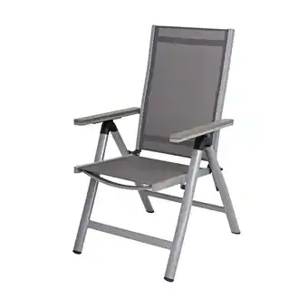 Netto Marken-Discount Alu Hochlehner GRACE Gartenstuhl Liegestuhl Armlehnenstuhl Stuhl Garten Terrasse Angebot