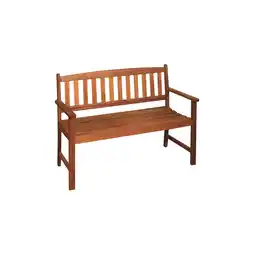 Netto Marken-Discount Garden Pleasure Bank 2 Sitzer Eukalyptus Holz Garten Parkbank Sitzbank braun Angebot