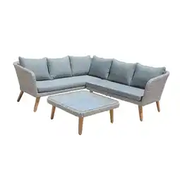Netto Marken-Discount Garten Lounge Sofa Sitzgruppe Garten Couch Sessel Rattan Optik Gartenmöbel grau Angebot