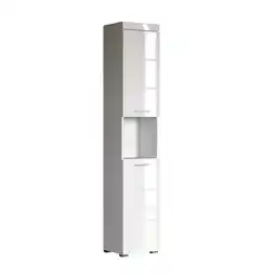 toom Baumarkt Trendteam Hochschrank 'Amanda' weiß glänzend 37 x 190 x 31 cm Angebot