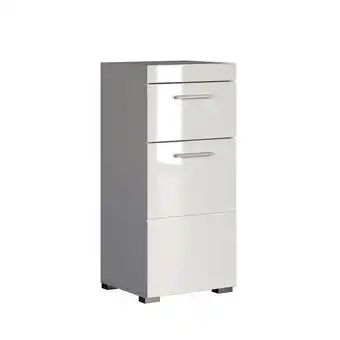 toom Baumarkt Trendteam Unterschrank 'Amanda' weiß glänzend 37 x 79 x 31 cm Angebot