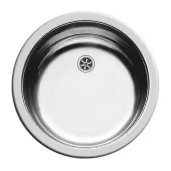 toom Baumarkt Einbauspüle 'CR' edelstahlfarben glatt Ø 45 cm Angebot