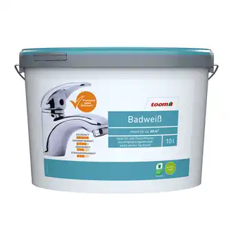 toom Baumarkt toom Badweiß seidenmatt 10 l Angebot