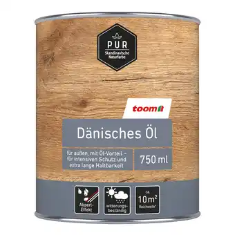 toom Baumarkt toom Dänisches Öl 'Natur dunkel' braun 750 ml Angebot