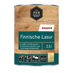 toom Baumarkt toom Finnische Lasur dunkelgrau 2,5 l Angebot
