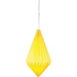 toom Baumarkt toom Solar-Laterne Papier/Kunststoff/Metall gelb 22 x 40 cm Angebot