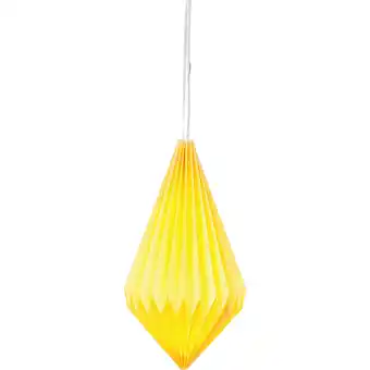 toom Baumarkt toom Solar-Laterne Papier/Kunststoff/Metall gelb 22 x 40 cm Angebot