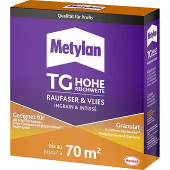toom Baumarkt Metylan Tapeziergerätekleister für Raufaser- und Vlies 'TG Hohe Reichweite' transparent 500 g Angebot