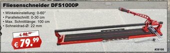 Stabilo Fachmarkt Fliesenschneider DFS1000P Angebot