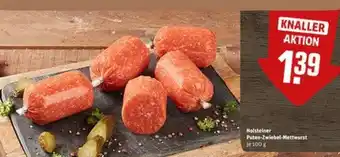 REWE Holsteiner Puten-Zwiebel-Mettwurst Angebot