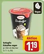 REWE Schlagfix Eiskaffee vegan Angebot
