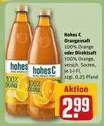 REWE hohes C Orangensaft Angebot