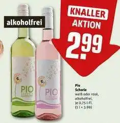 REWE Pio Schorle Angebot