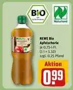 REWE REWE Bio Apfelschorle Angebot