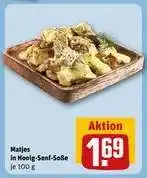 REWE Matjes in Honig-Senf-Soße Angebot