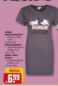 REWE Damen Sleepshirt Angebot