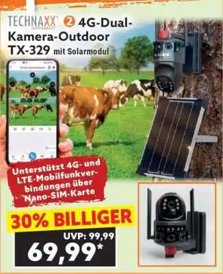 Norma 4G-Dual-Kamera-Outdoor TX-329 mit Solarmodul Angebot