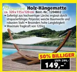 Norma Holz-Hängematte Angebot