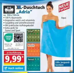 Norma XL-Duschtuch „Adria“ Angebot