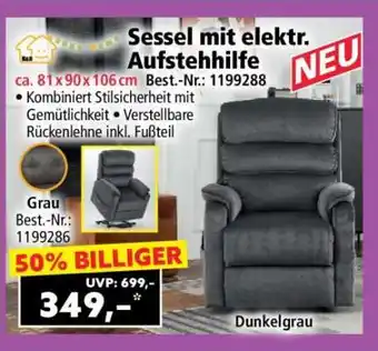 Norma Sessel mit elektr. Aufstehhilfe Angebot