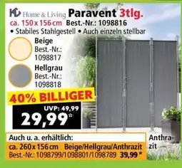Norma Paravent 3tlg Angebot