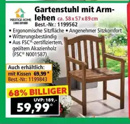 Norma Gartenstuhl mit Armlehnen Angebot