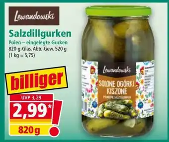 Norma Salzdillgurken Angebot