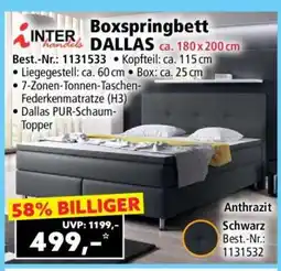 Norma Boxspringbett DALLAS Angebot