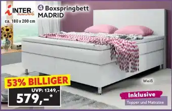 Norma Boxspringbett MADRID Angebot