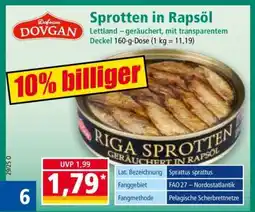 Norma Sprotten in Rapsöl Angebot