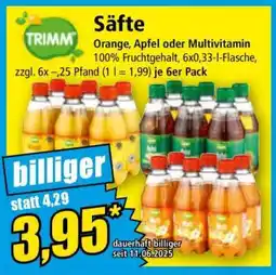 Norma Säfte Angebot