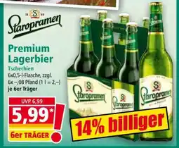 Norma Staropramen Premium Lagerbier Angebot