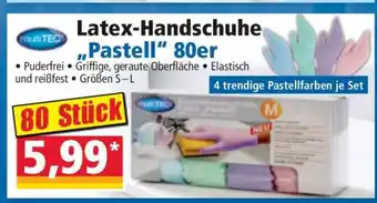 Norma Latex-Handschuhe „Pastell“ 80er Angebot