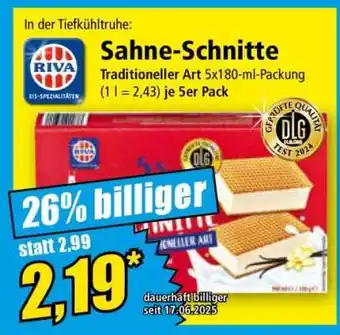 Norma Sahne Schnitte Angebot
