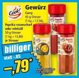 Norma Paprika rosenscharf oder edelsüß Angebot