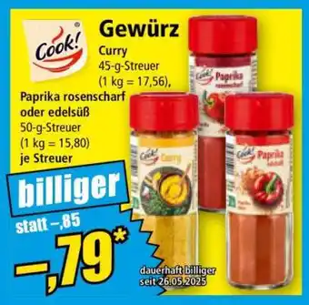 Norma Paprika rosenscharf oder edelsüß Angebot