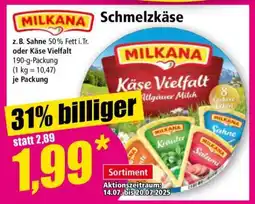 Norma Schmelzkäse Angebot