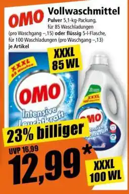 Norma OMO Vollwaschmittel Angebot