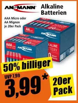 Norma Alkaline-Batterien Angebot