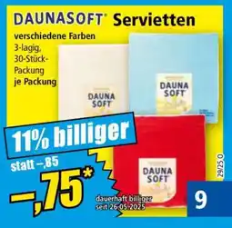 Norma DAUNASOFT Servietten Angebot
