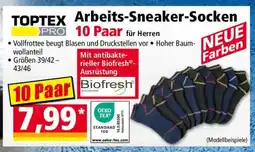 Norma Arbeits-Sneaker-Socken Angebot